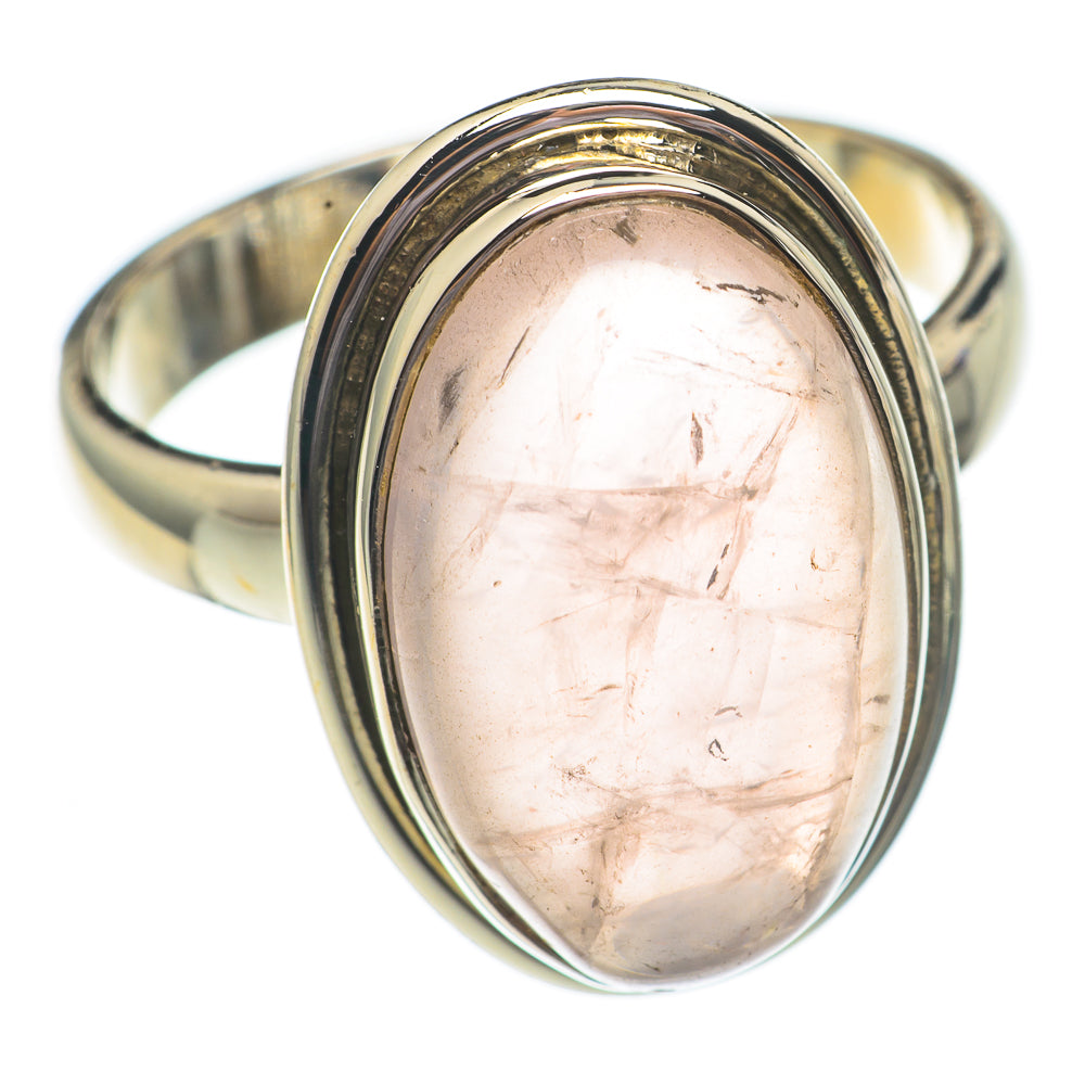 Rose Quartz Rings handcrafted by Anasilvercos - RING69396