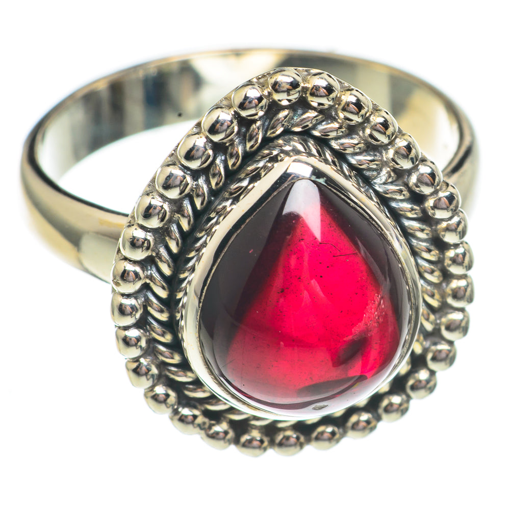 Garnet Rings handcrafted by Anasilvercos - RING69398