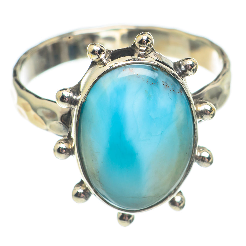 Larimar Rings handcrafted by Anasilvercos - RING69417