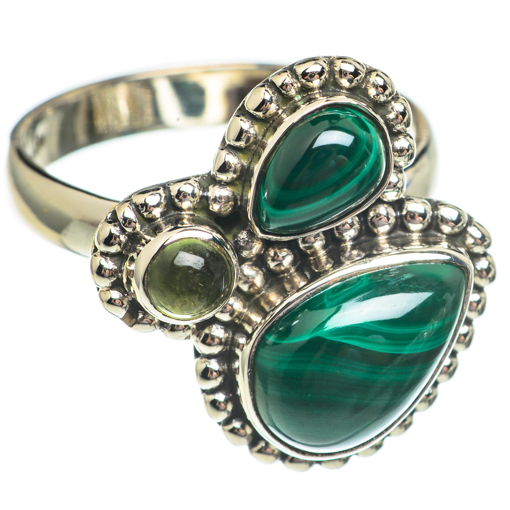 Malachite Rings handcrafted by Anasilvercos - RING69418