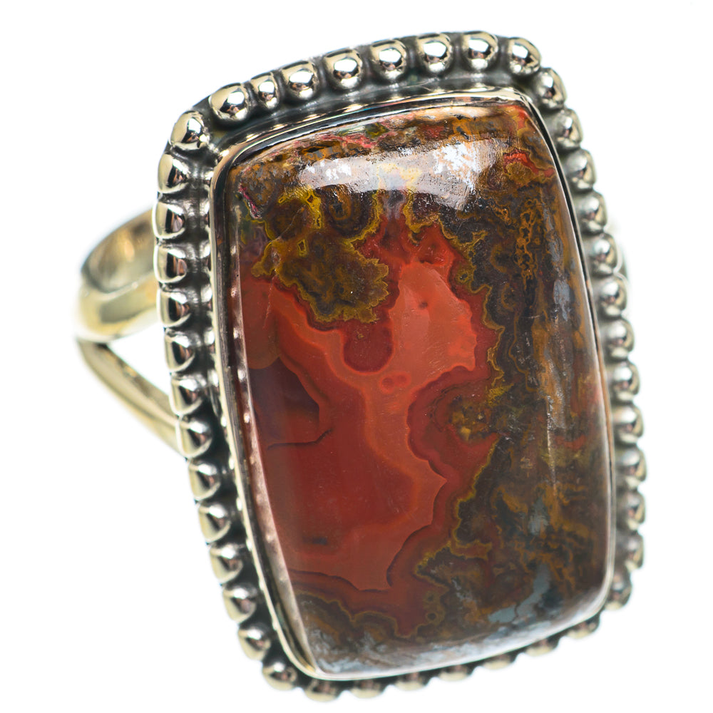 Mahogany Obsidian Rings handcrafted by Anasilvercos - RING69424