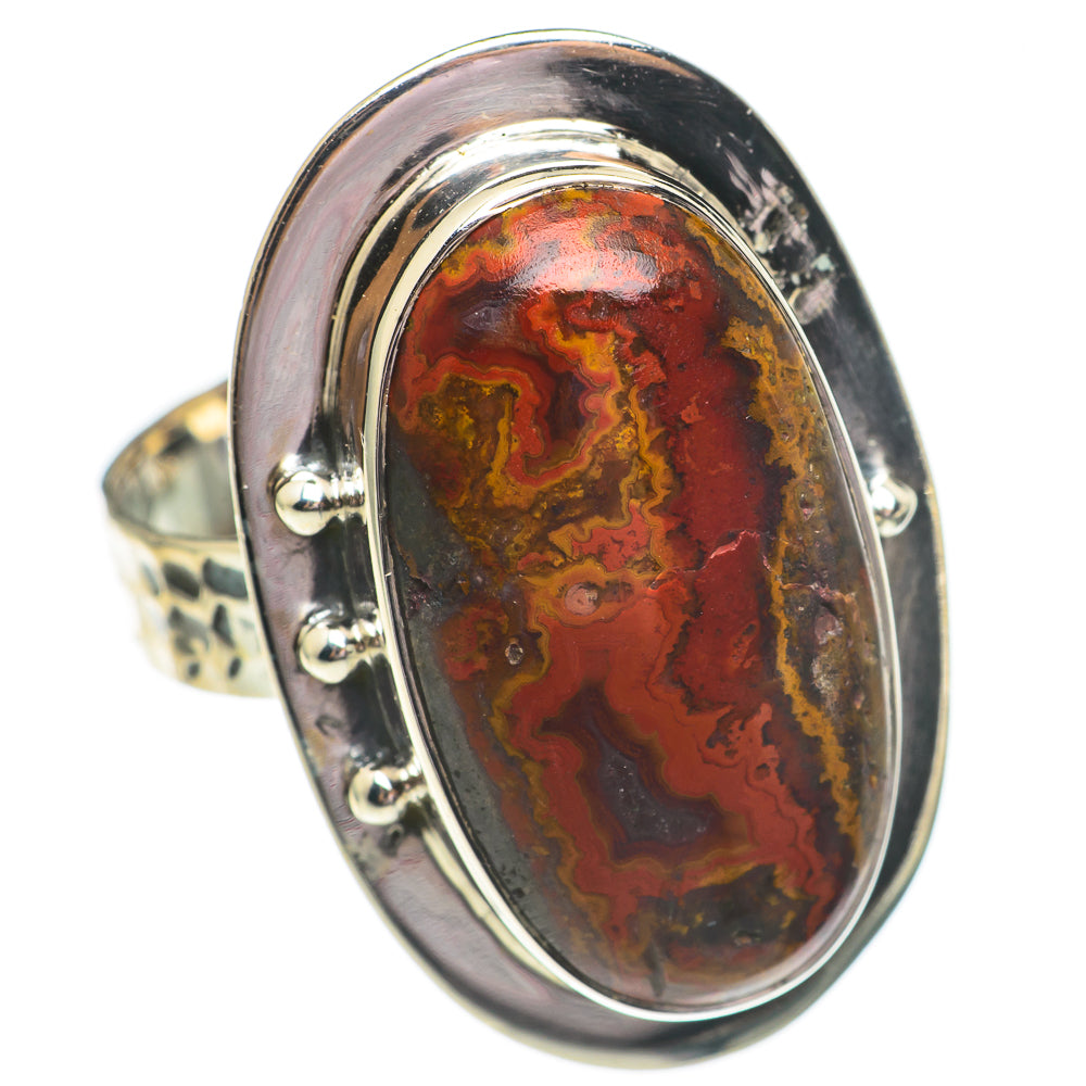 Mahogany Obsidian Rings handcrafted by Anasilvercos - RING69426