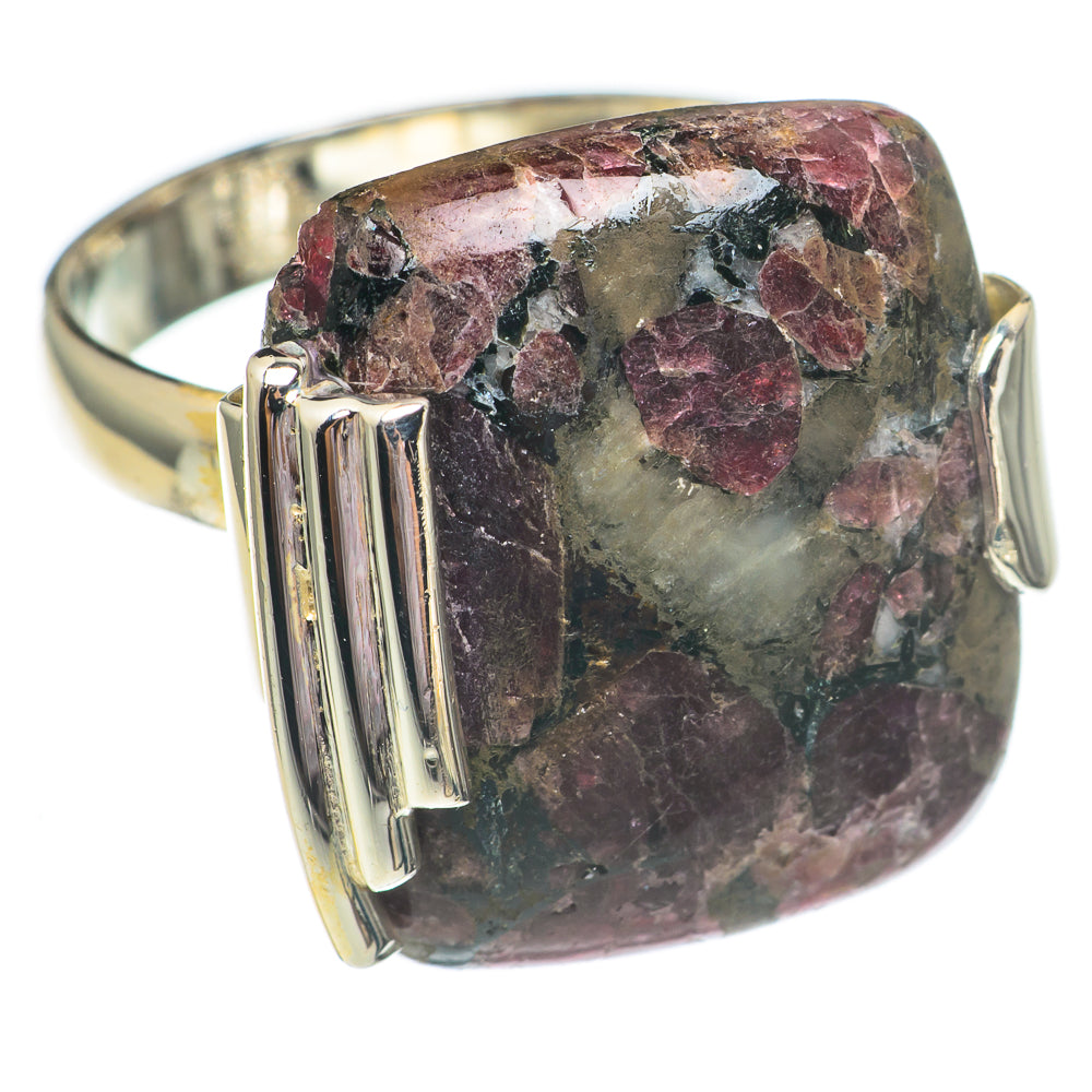 Russian Eudialyte Rings handcrafted by Anasilvercos - RING69470