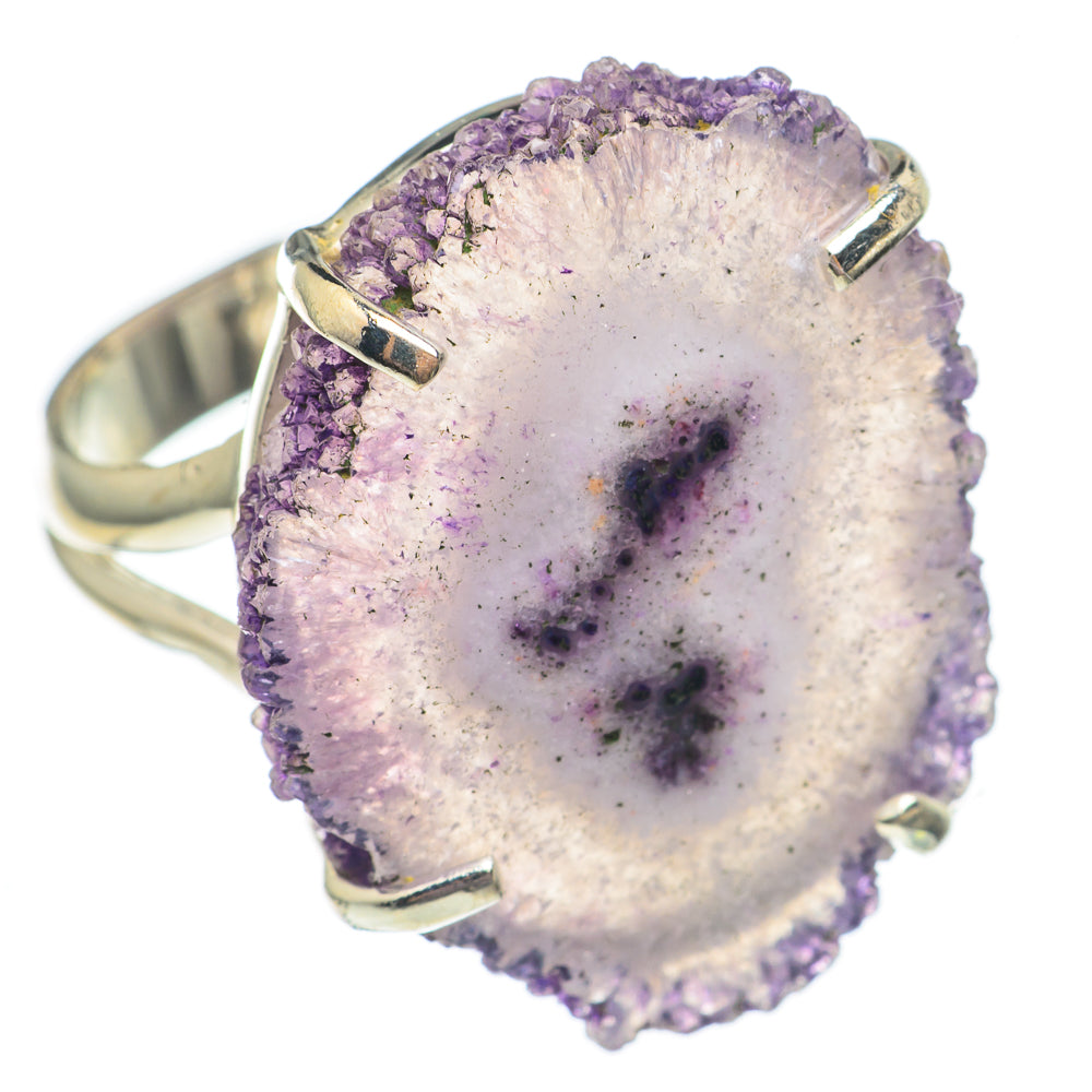 Amethyst Stalactite Rings handcrafted by Anasilvercos - RING69471
