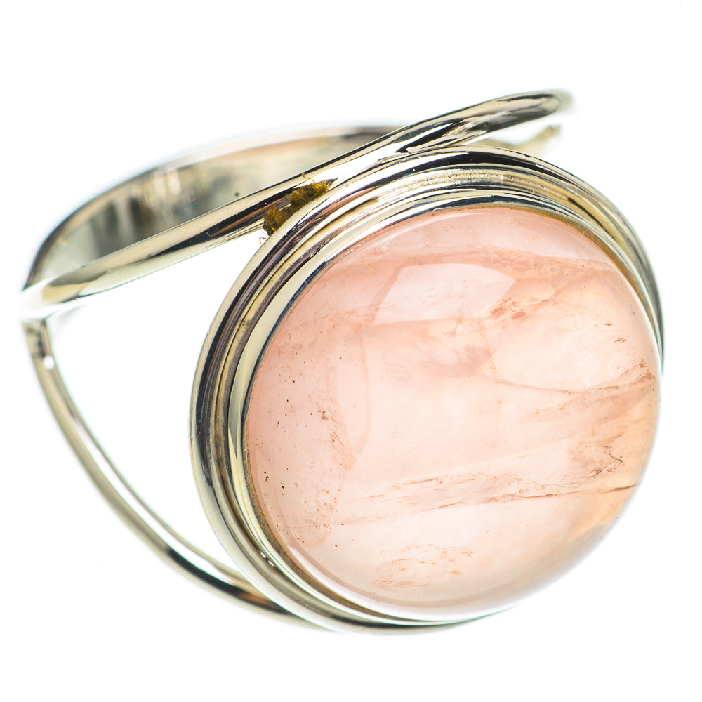 Rose Quartz Rings handcrafted by Anasilvercos - RING69503
