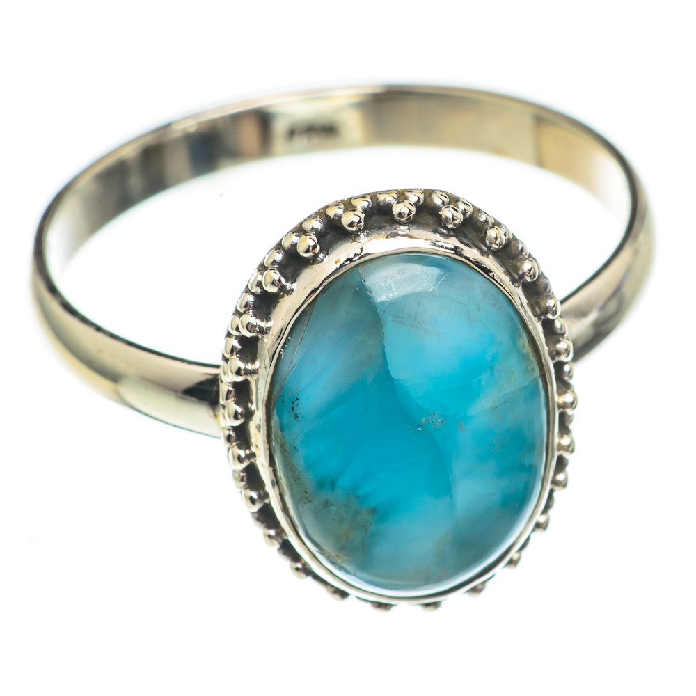 Larimar Rings handcrafted by Anasilvercos - RING69517