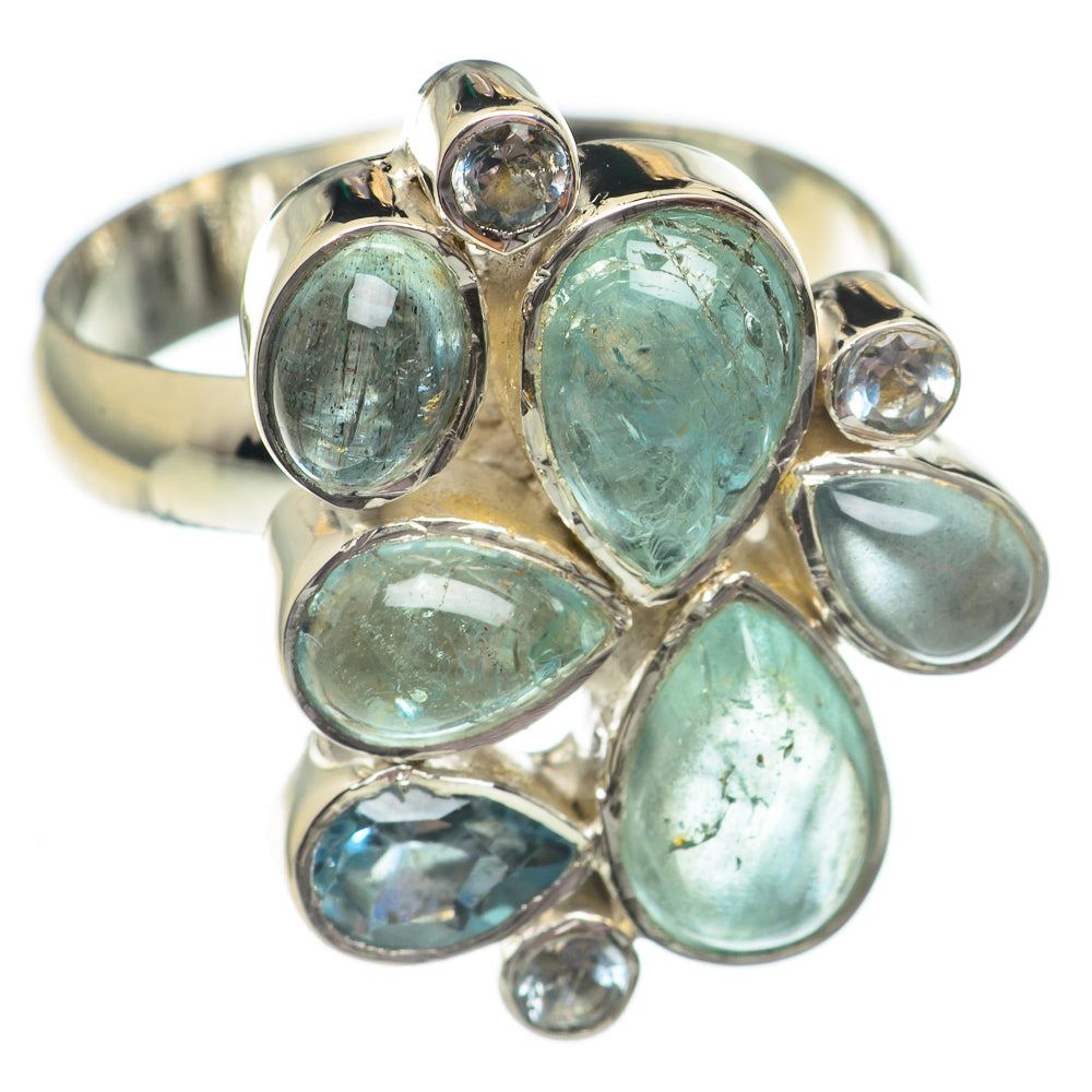 Aquamarine Rings handcrafted by Anasilvercos - RING69519