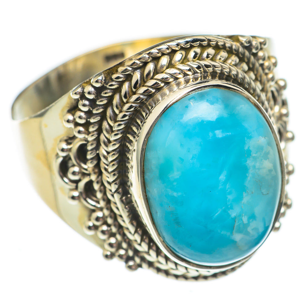 Larimar Rings handcrafted by Anasilvercos - RING69521