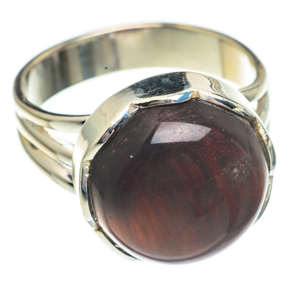 Red Tiger Eye Rings handcrafted by Anasilvercos - RING69528