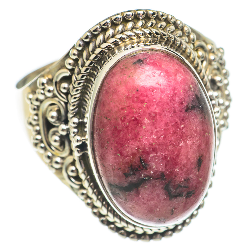 Rhodonite Rings handcrafted by Anasilvercos - RING69535