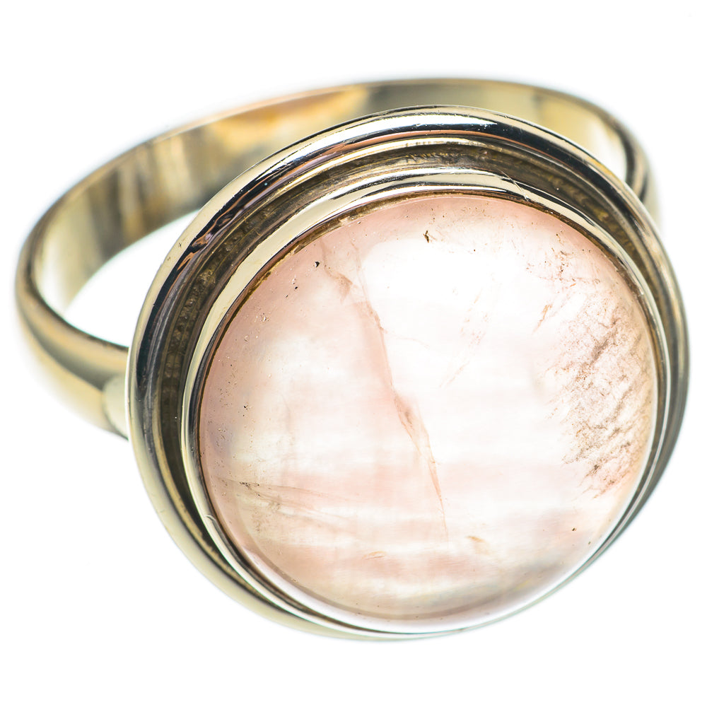 Rose Quartz Rings handcrafted by Anasilvercos - RING69536