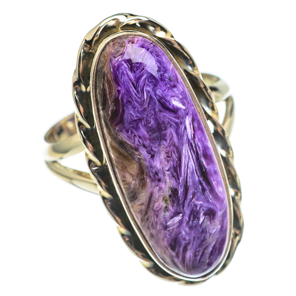 Charoite Rings handcrafted by Anasilvercos - RING69538