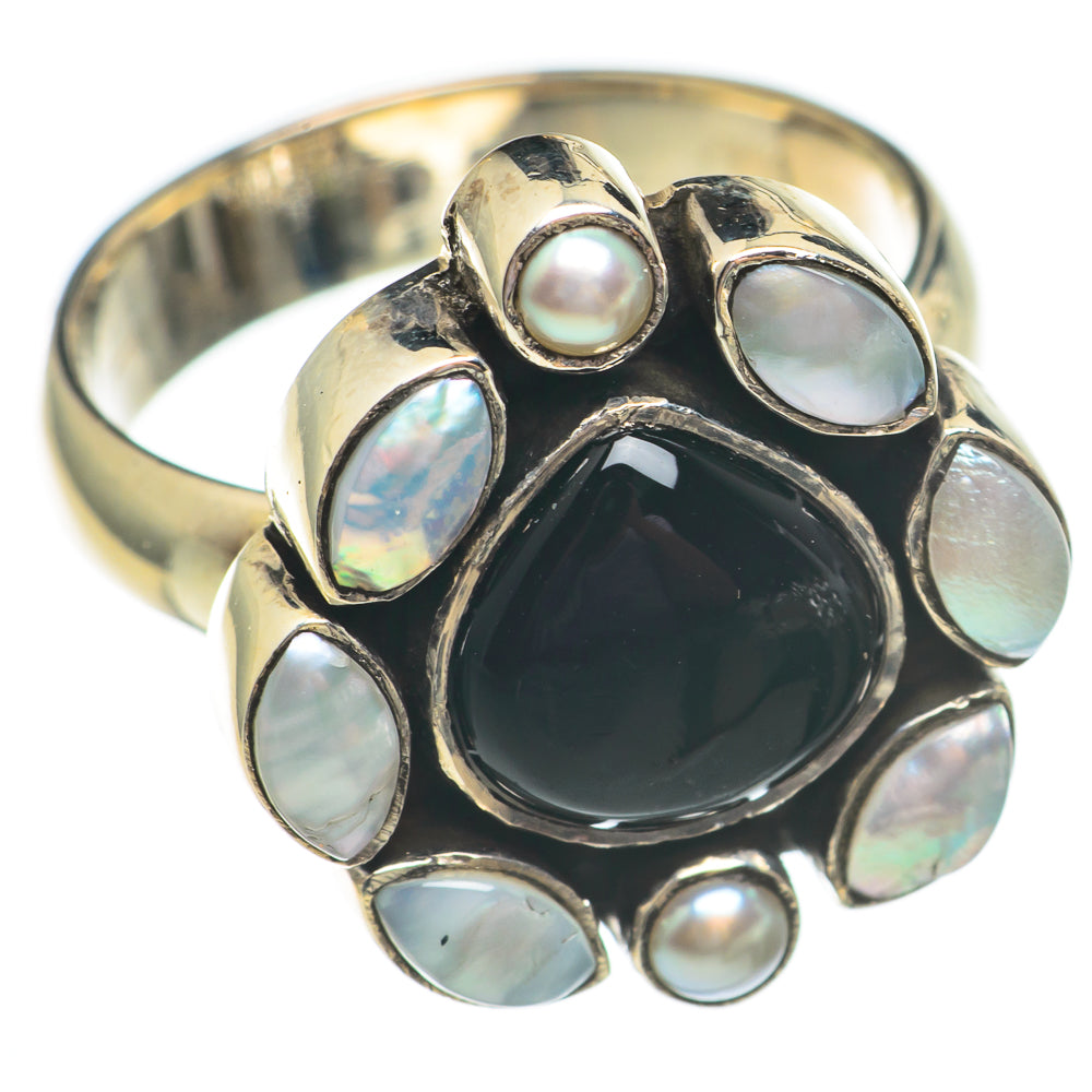 Black Onyx Rings handcrafted by Anasilvercos - RING69542