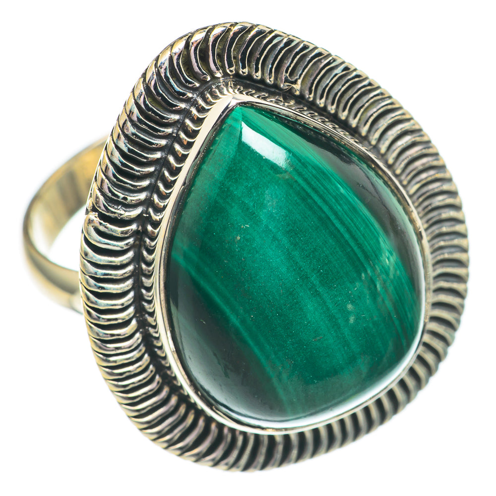 Malachite Rings handcrafted by Anasilvercos - RING69565