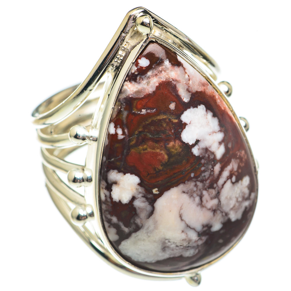 Red Jasper Rings handcrafted by Anasilvercos - RING69569