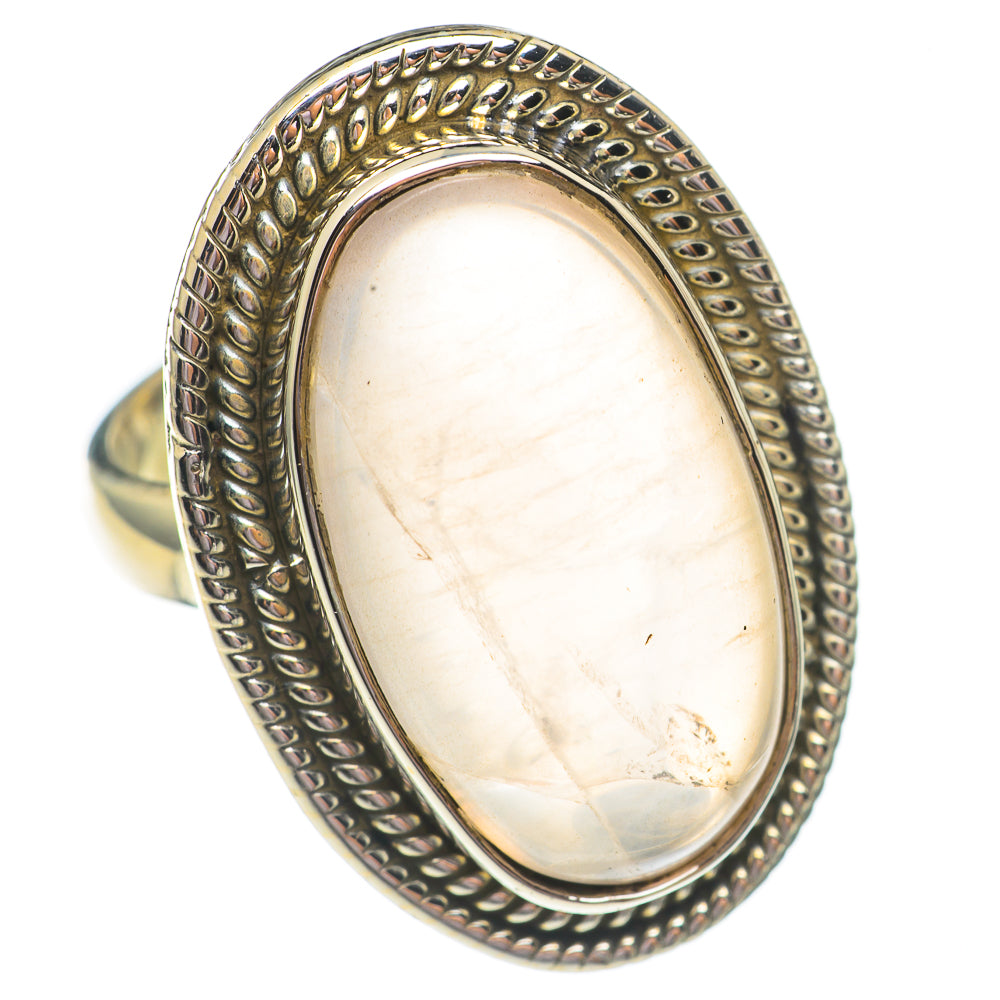 Rose Quartz Rings handcrafted by Anasilvercos - RING69576