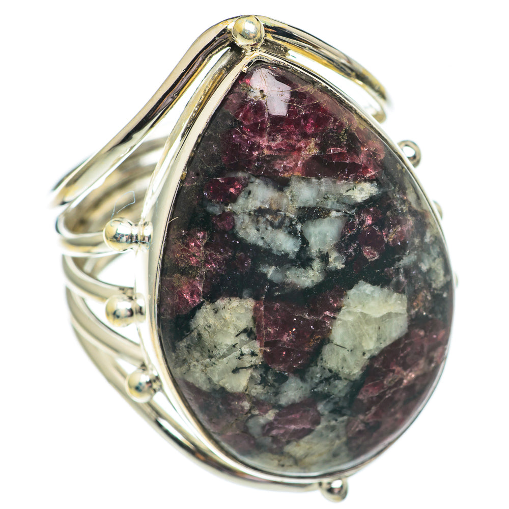 Russian Eudialyte Rings handcrafted by Anasilvercos - RING69577