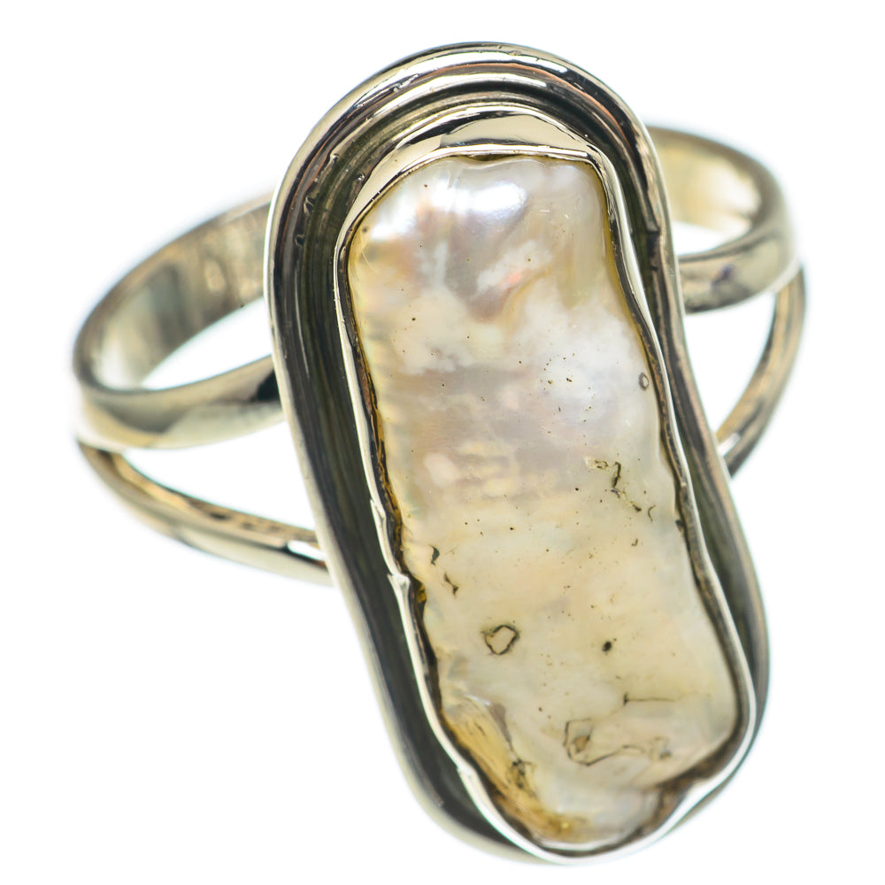 Mother Of Pearl Rings handcrafted by Anasilvercos - RING69636
