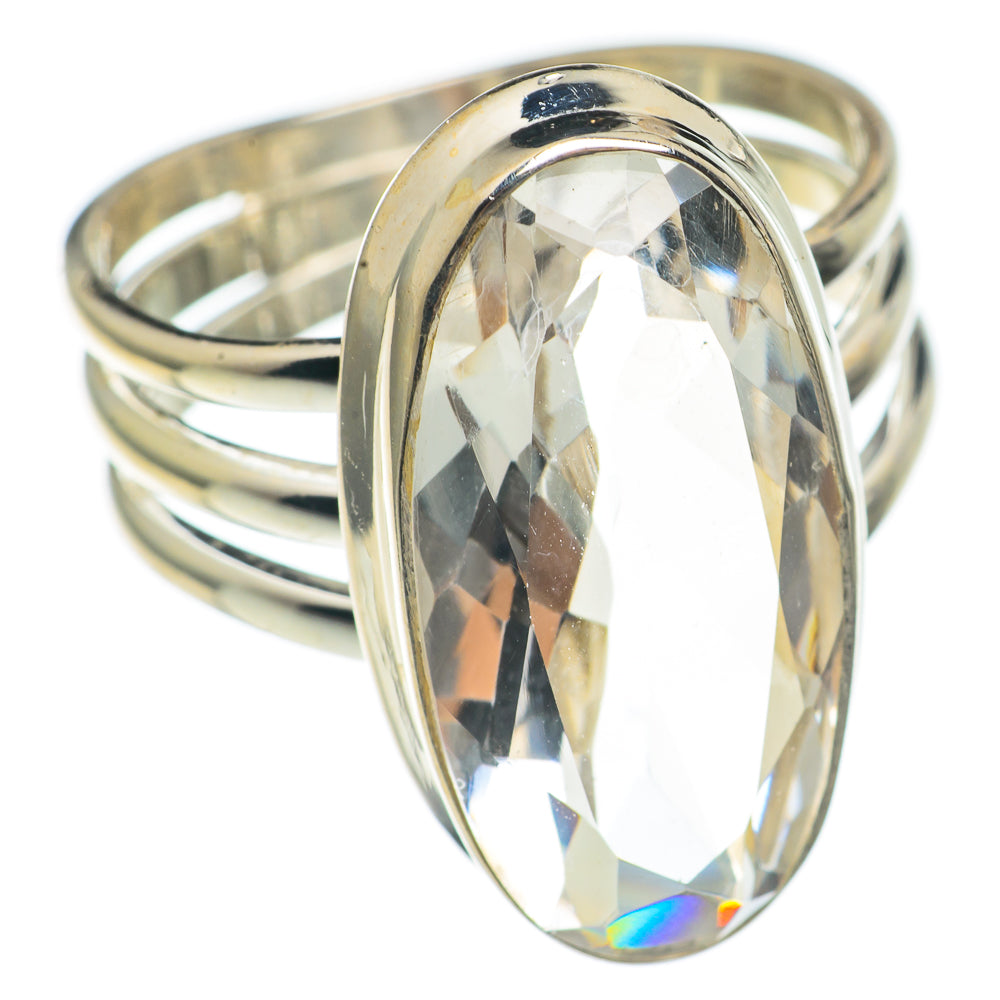 White Quartz Rings handcrafted by Anasilvercos - RING69637