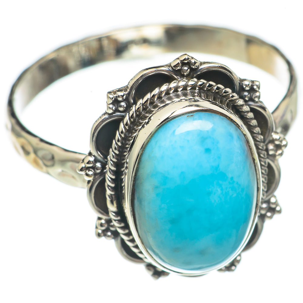 Larimar Rings handcrafted by Anasilvercos - RING69648
