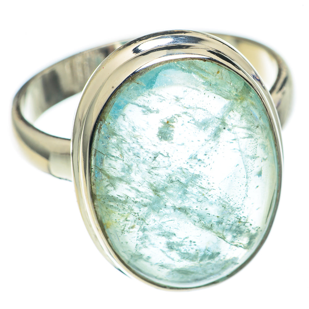 Aquamarine Rings handcrafted by Anasilvercos - RING69650