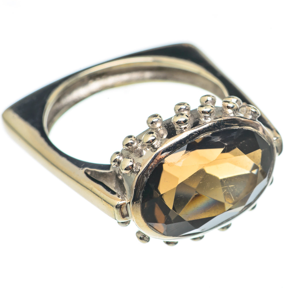 Smoky Quartz Rings handcrafted by Anasilvercos - RING69660