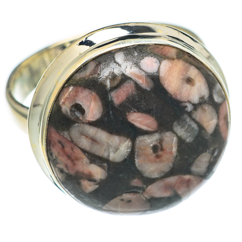 Crinoid Fossil Rings handcrafted by Anasilvercos - RING69661