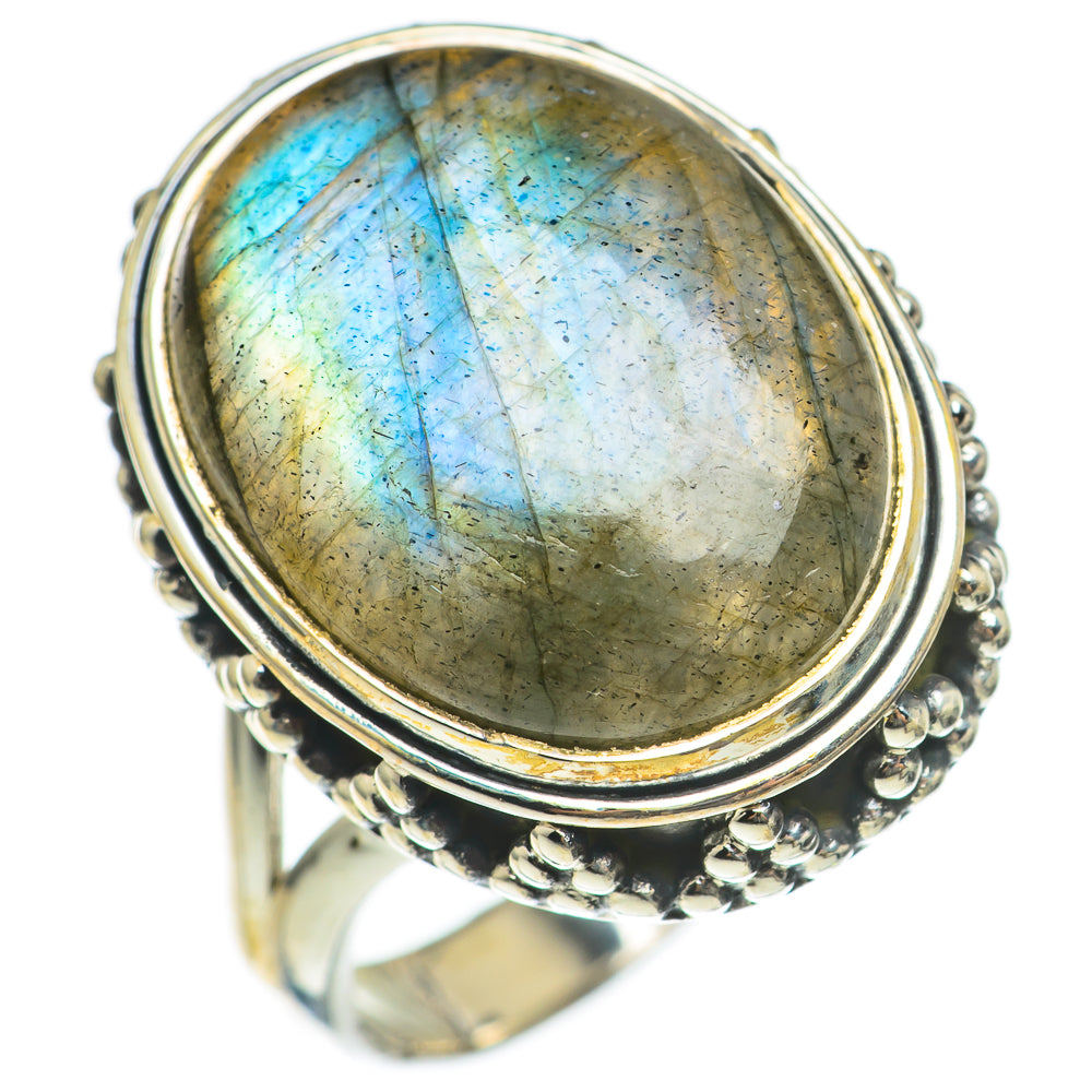 Labradorite Rings handcrafted by Anasilvercos - RING69688