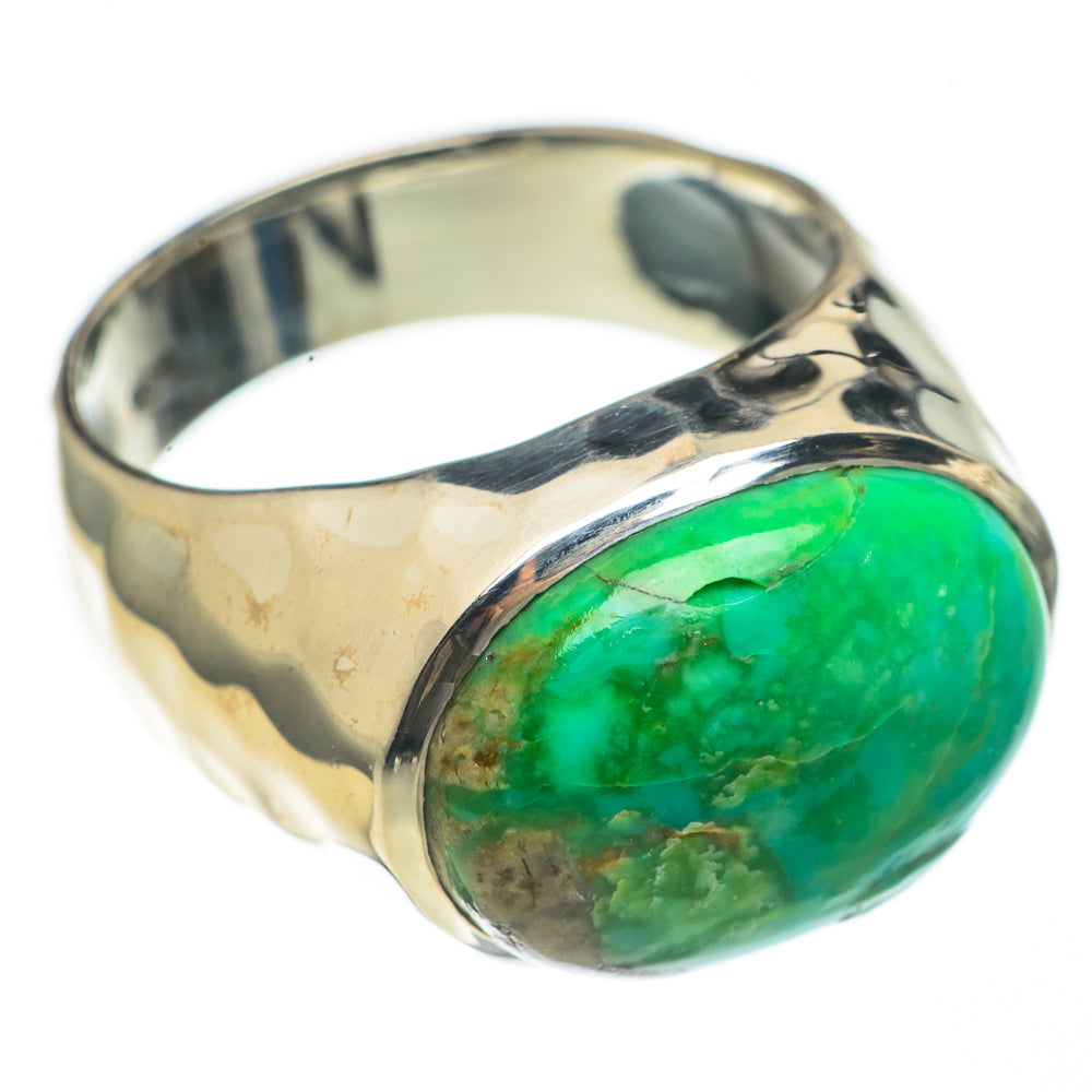 Arizona Turquoise Rings handcrafted by Anasilvercos - RING69695