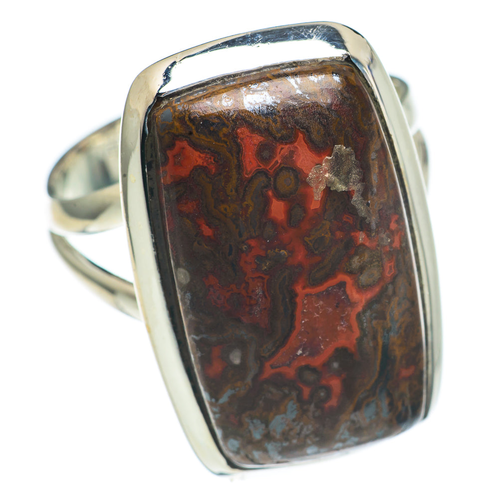 Mahogany Obsidian Rings handcrafted by Anasilvercos - RING69702