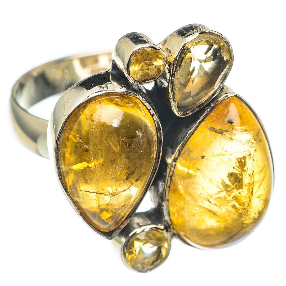 Citrine Rings handcrafted by Anasilvercos - RING69704