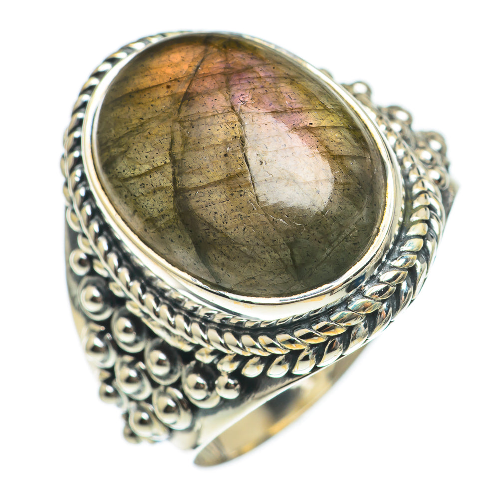 Labradorite Rings handcrafted by Anasilvercos - RING69711
