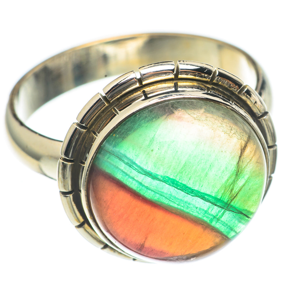Green Fluorite Rings handcrafted by Anasilvercos - RING69723