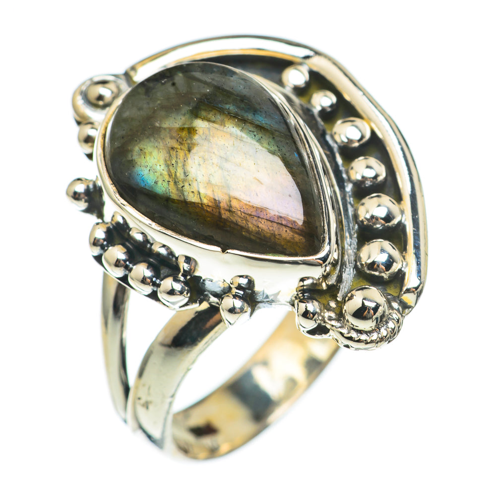 Labradorite Rings handcrafted by Anasilvercos - RING69724