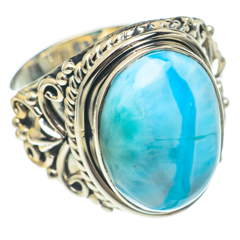 Larimar Rings handcrafted by Anasilvercos - RING69731