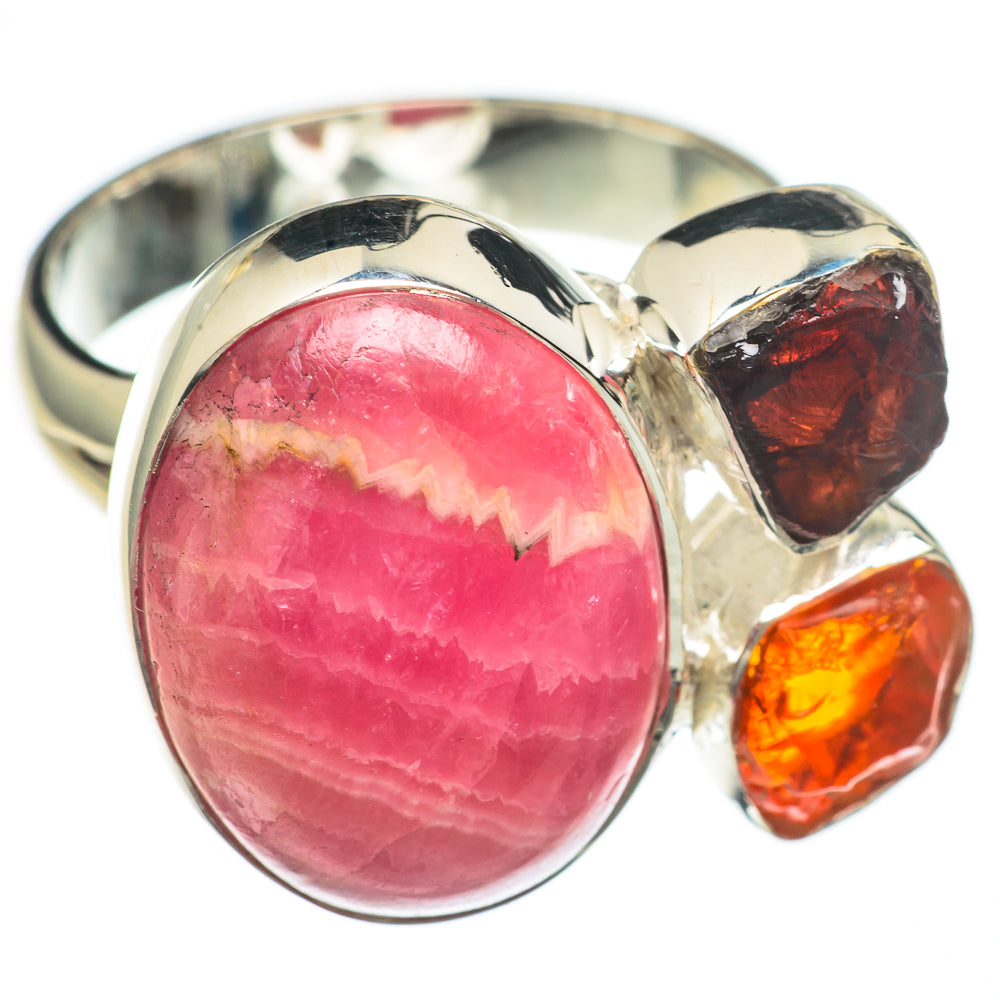 Rhodochrosite Rings handcrafted by Anasilvercos - RING69745