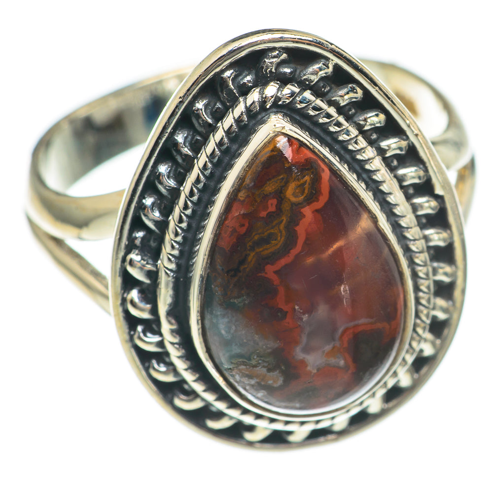 Mahogany Obsidian Rings handcrafted by Anasilvercos - RING69779
