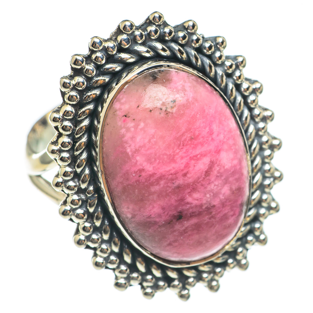 Rhodonite Rings handcrafted by Anasilvercos - RING69783