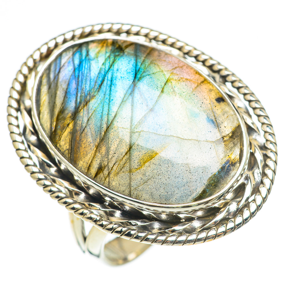 Labradorite Rings handcrafted by Anasilvercos - RING69801