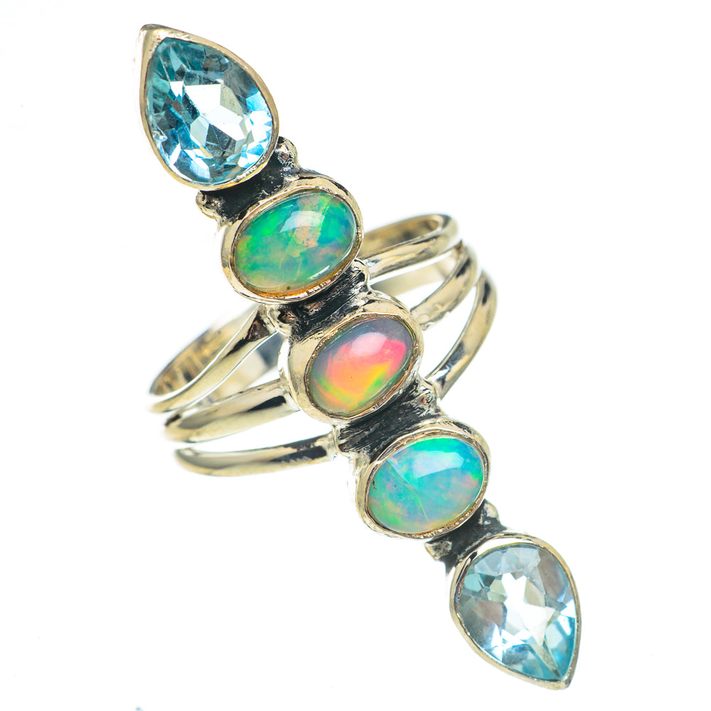 Ethiopian Opal Rings handcrafted by Anasilvercos - RING69804