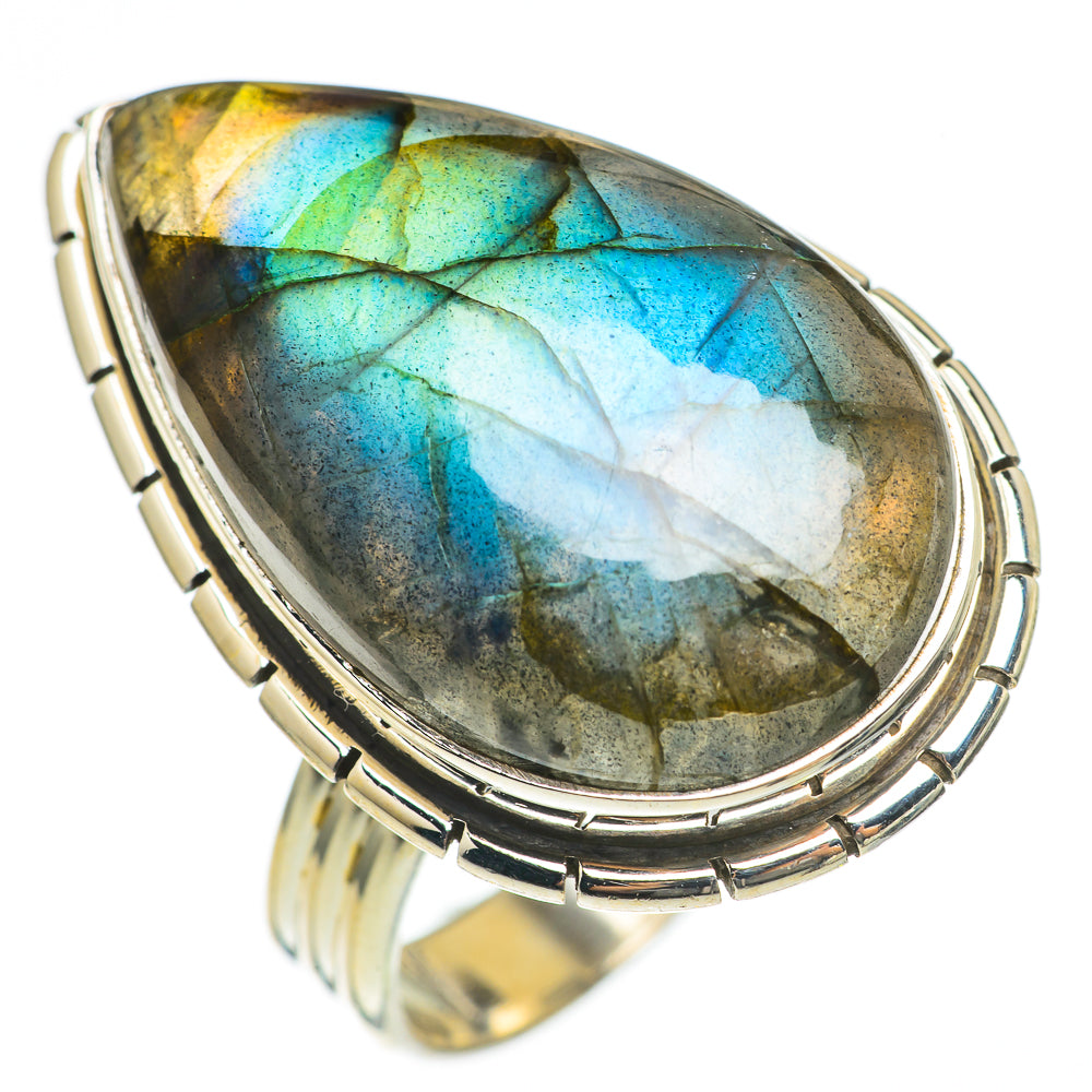 Labradorite Rings handcrafted by Anasilvercos - RING69809