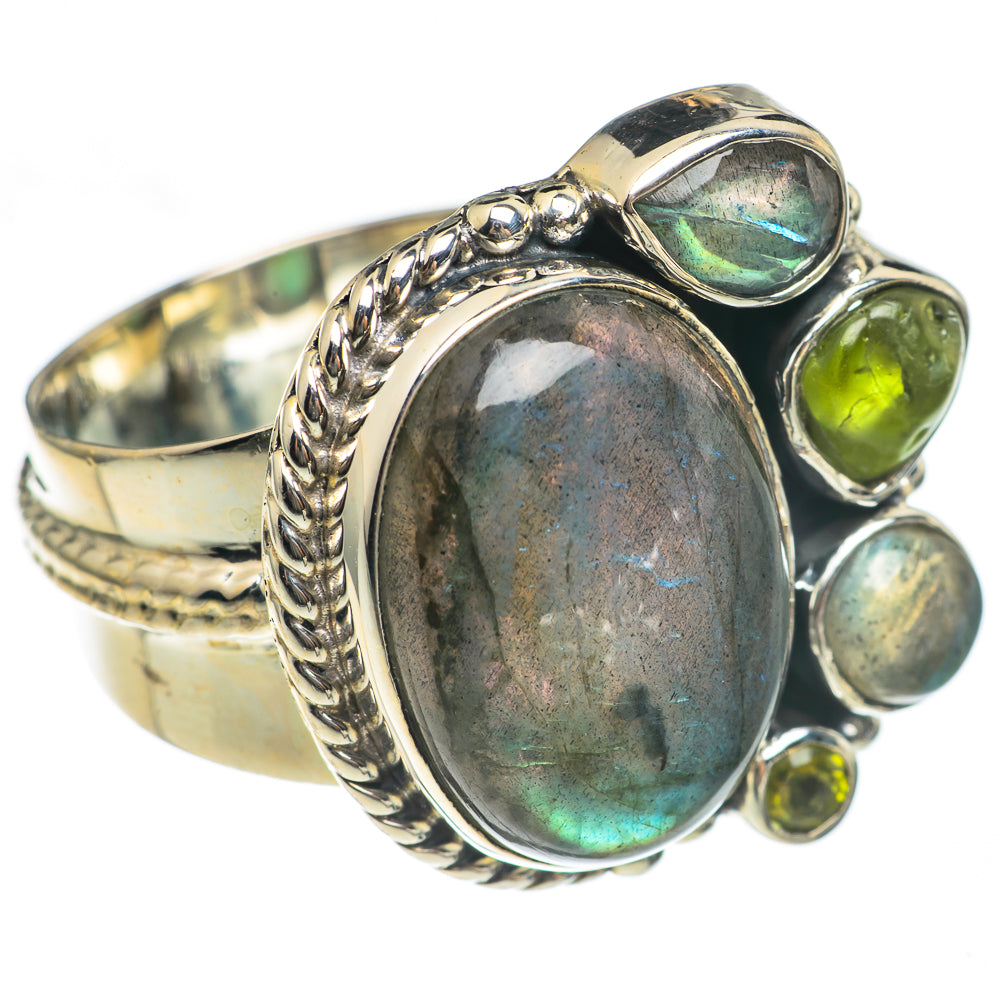 Labradorite Rings handcrafted by Anasilvercos - RING69819