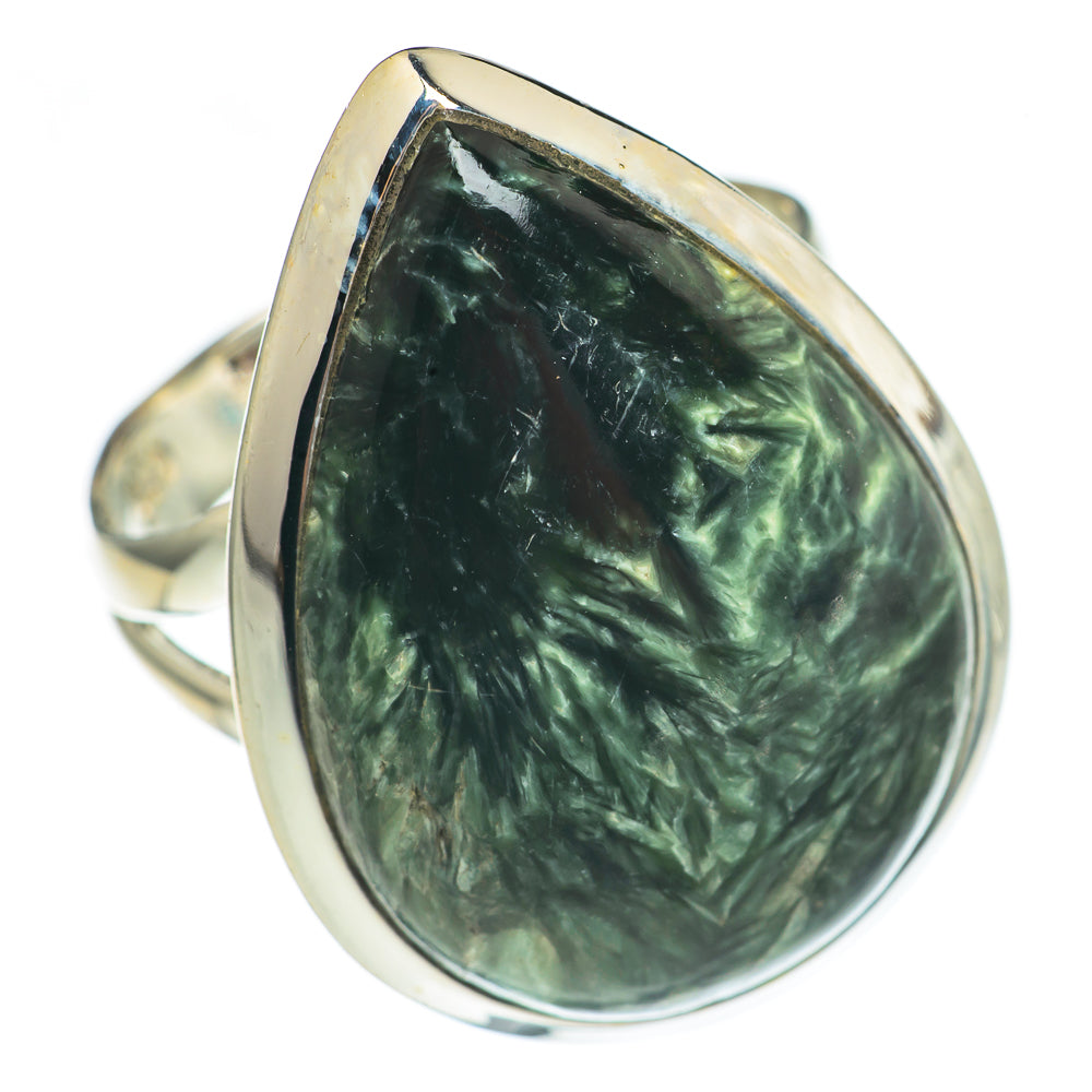 Seraphinite Rings handcrafted by Anasilvercos - RING69820