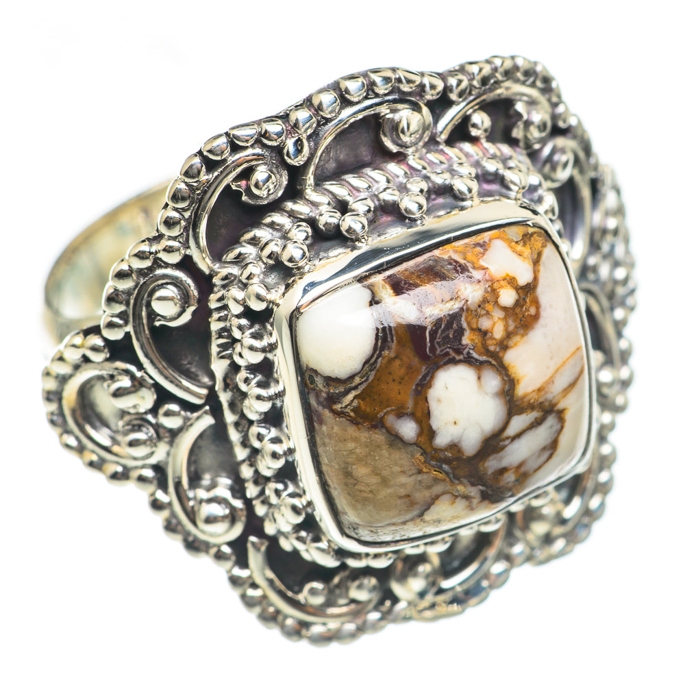 Peanut Wood Jasper Rings handcrafted by Anasilvercos - RING69823