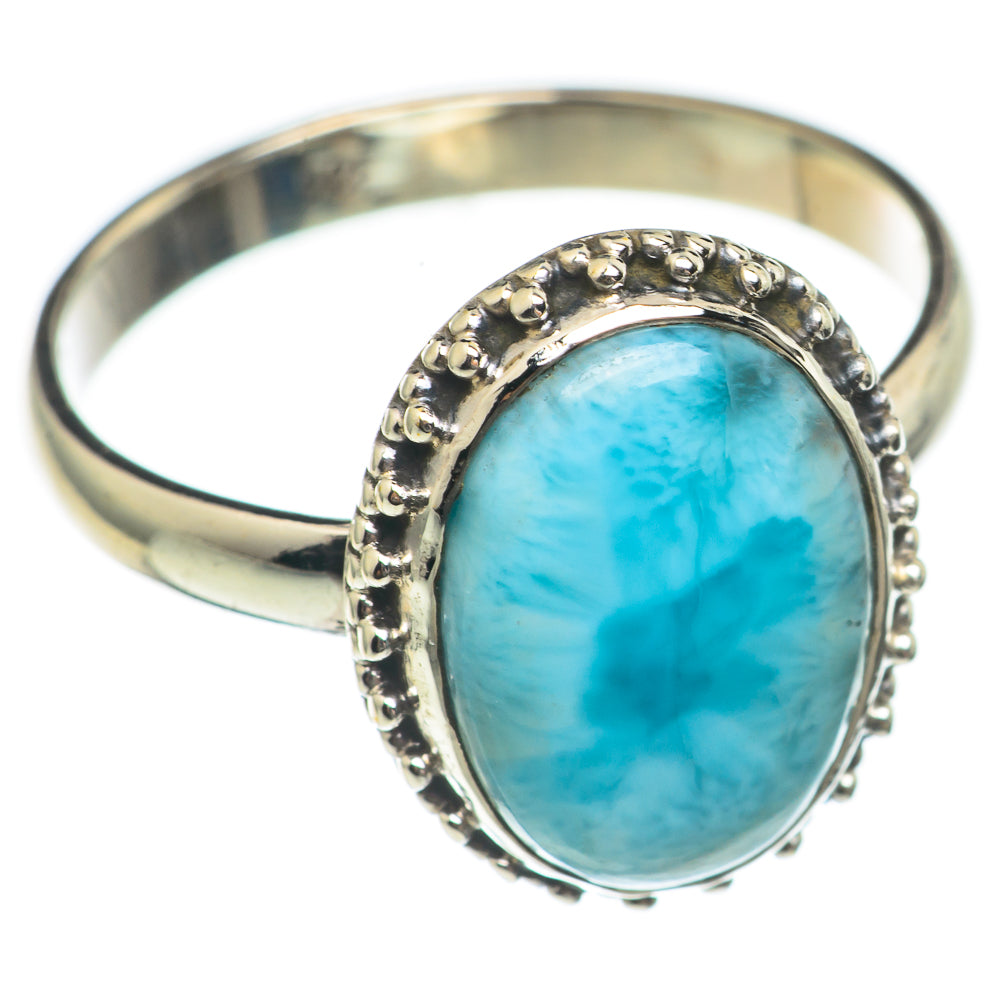 Larimar Rings handcrafted by Anasilvercos - RING69854