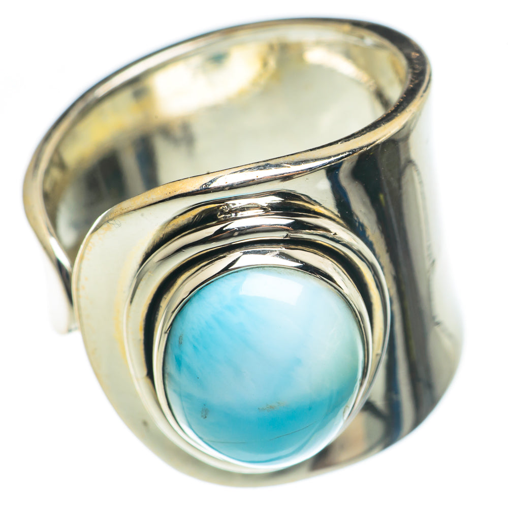 Larimar Rings handcrafted by Anasilvercos - RING69856