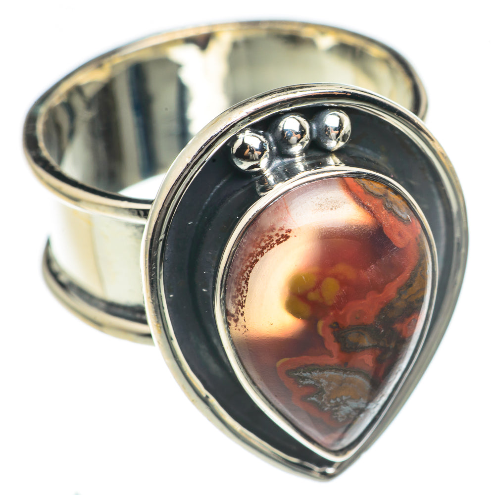 Mahogany Obsidian Rings handcrafted by Anasilvercos - RING69863