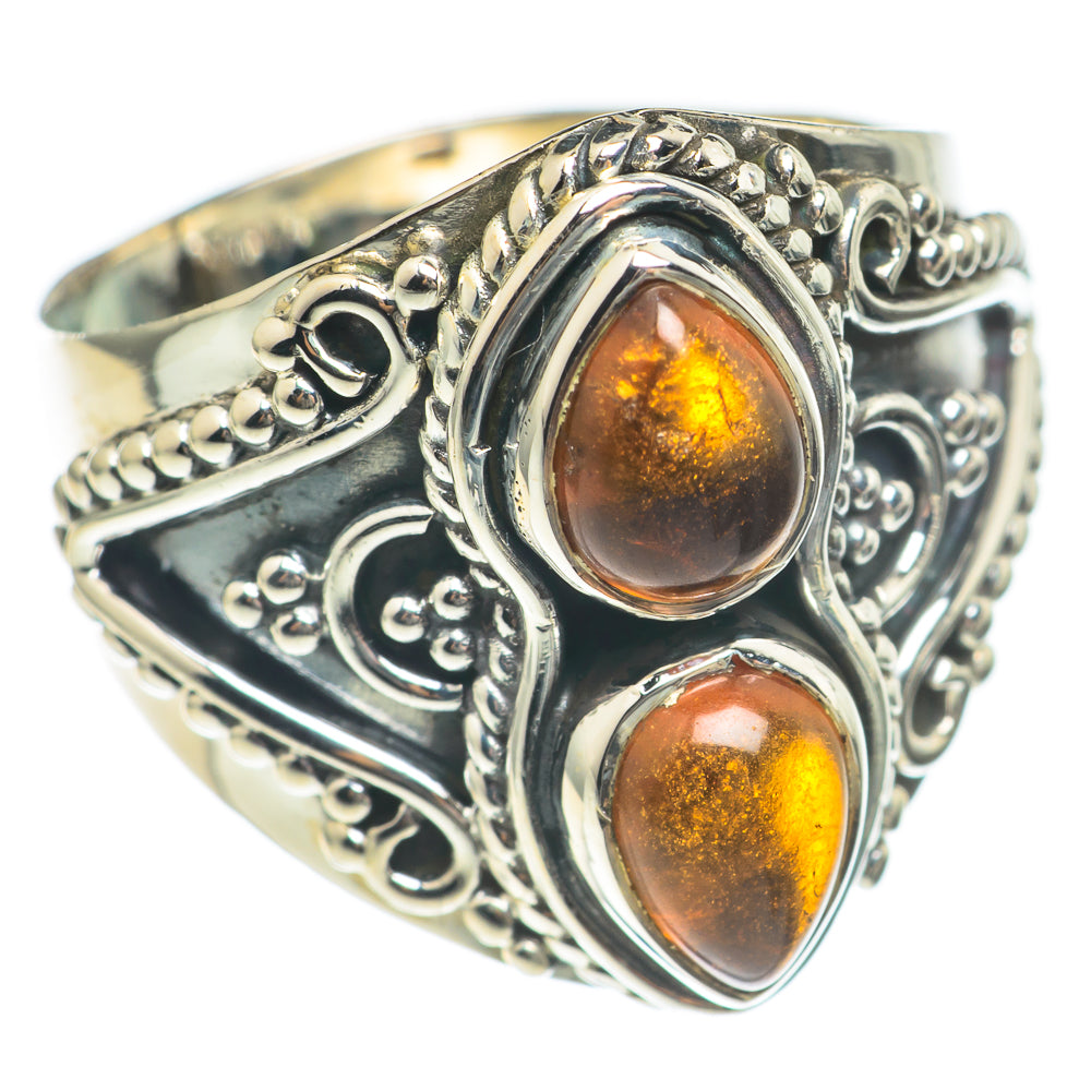 Baltic Amber Rings handcrafted by Anasilvercos - RING69869