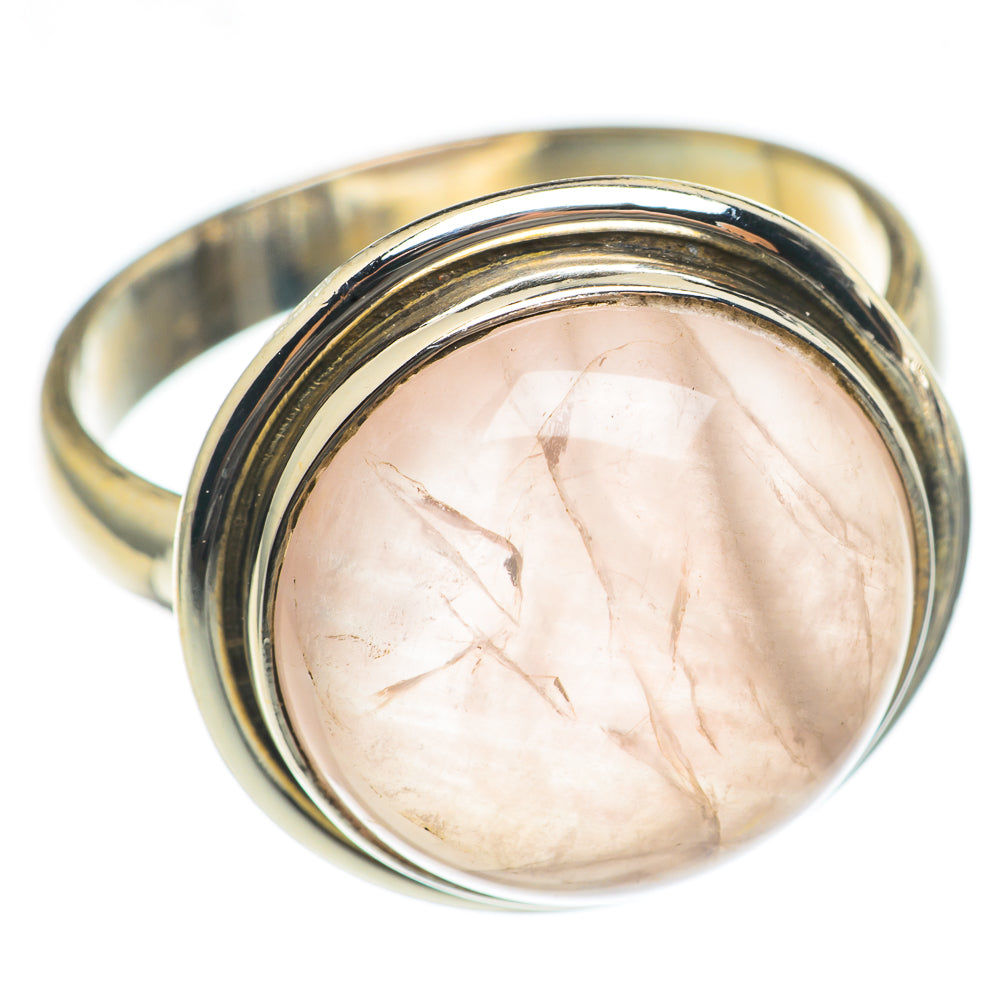 Rose Quartz Rings handcrafted by Anasilvercos - RING69873