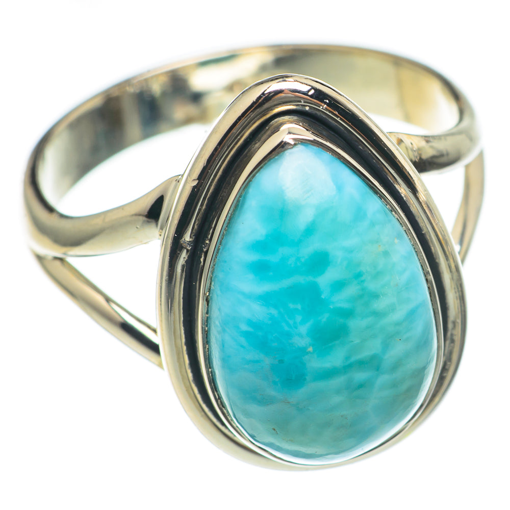Larimar Rings handcrafted by Anasilvercos - RING69891